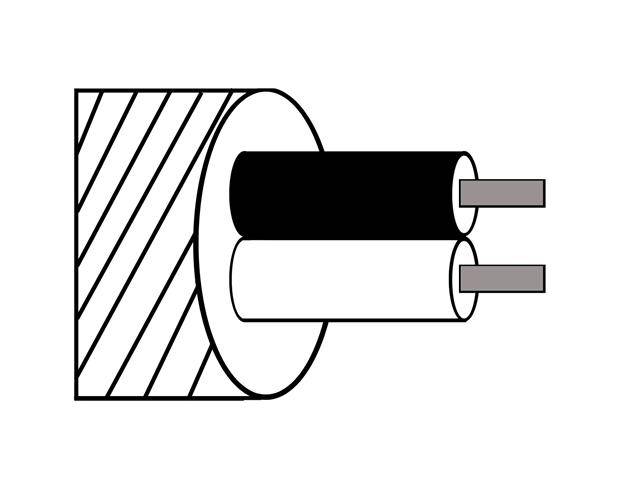 کابل ترموکوپل نوع J با روکش فایبرگلاس